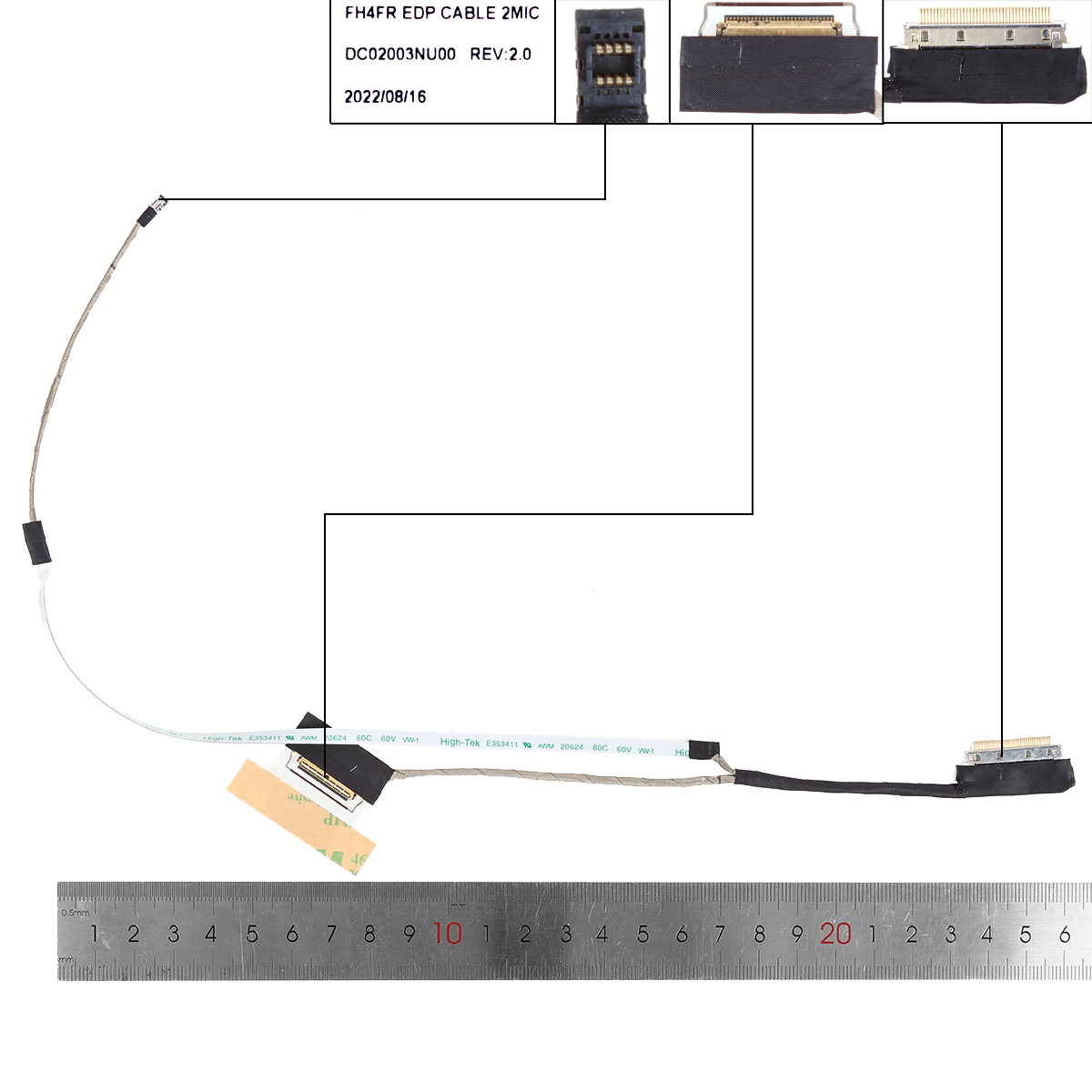 Picture of New LCD Display Screen Cable Replacement  For ACER Swift 3 Sf314-42 30pin.